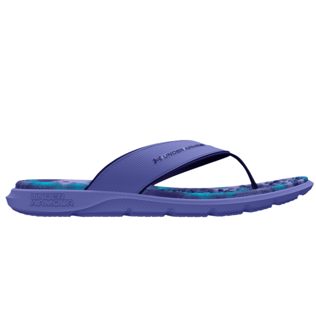 Kids under top armour flip flops