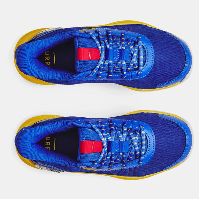 Under Armour Royal Versa Blue Taxi Curry 3Z7 Youth Basketball Shoe