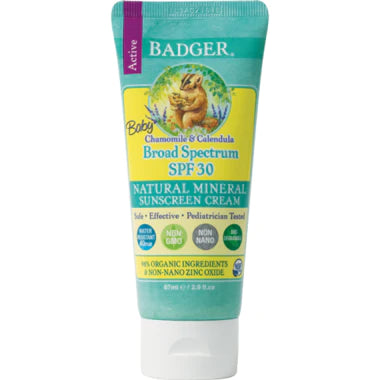 Badger SPF 40 Clear Zinc Baby Sunscreen
