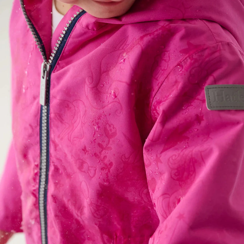Hatley colour changing unicorn raincoat shop