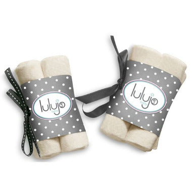 Lulujo Organic Cotton Baby Facecloths