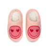 Living Royal Pink Happy Slippers