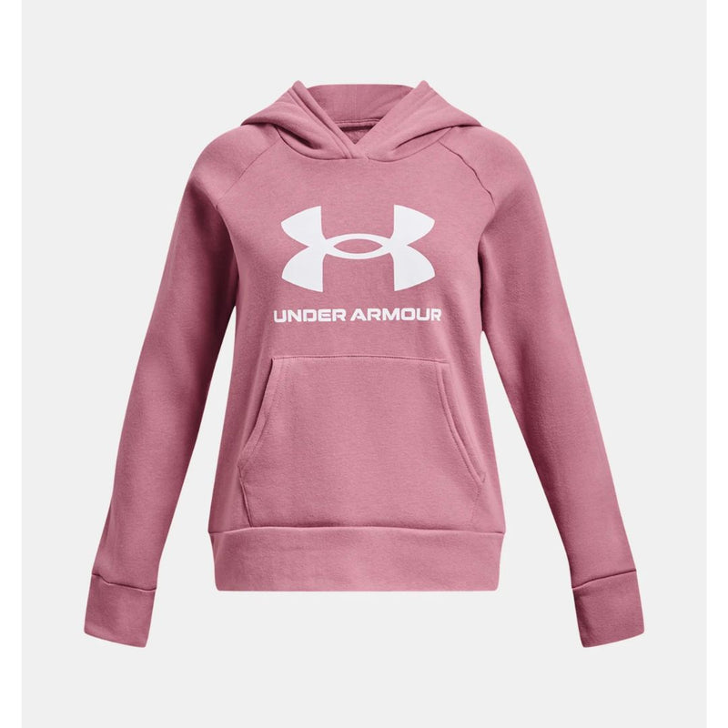 Under Armour Black Pink Logo Long Sleeve Hoodie Sweatshirt Women Size -  beyond exchange