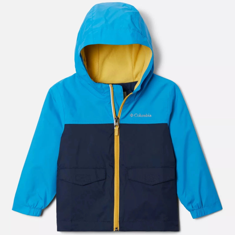 Columbia Compass Blue Collegiate Navy Rain Zilla Toddler Jacket