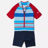 Columbia Bright Indigo Danby Stripe Sandy Shores Baby Sunguard Suit