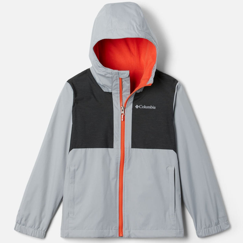 Columbia City Grey Rainy Trails Fleece Lined Jacket