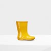 Hunter Yellow Original Kids First Gloss Rainboot