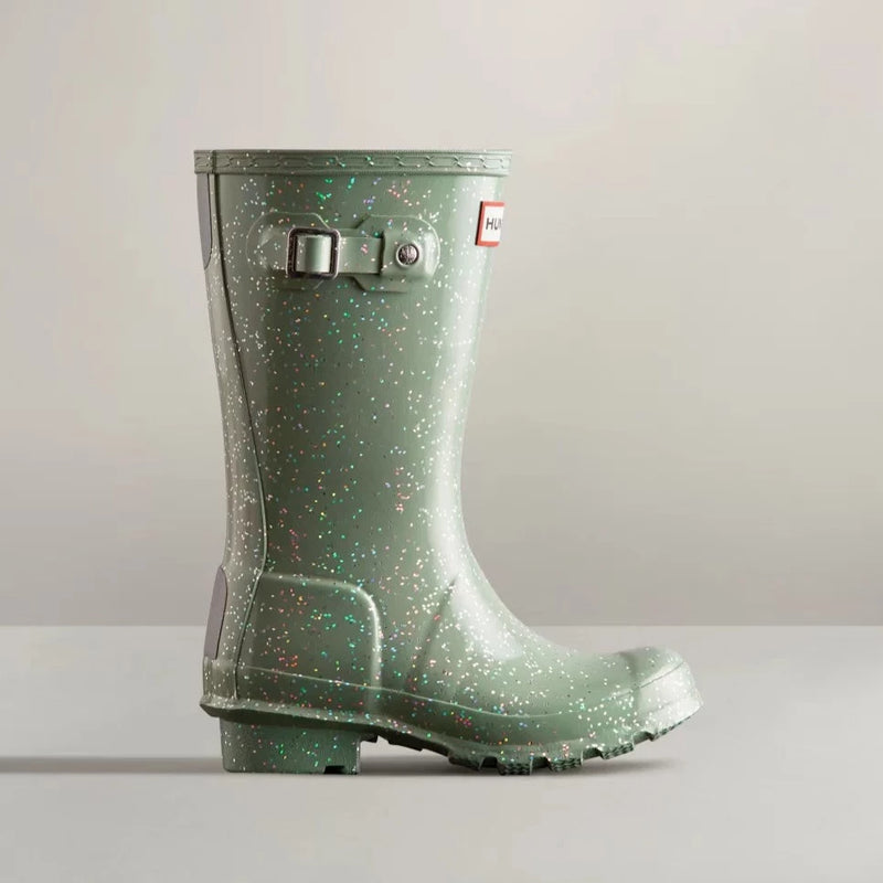 Purple sparkle hunter boots hotsell