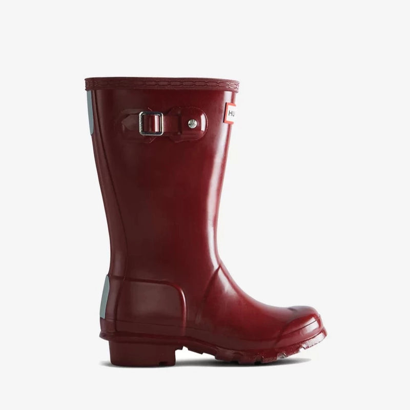 Hunter short gloss rain top boots