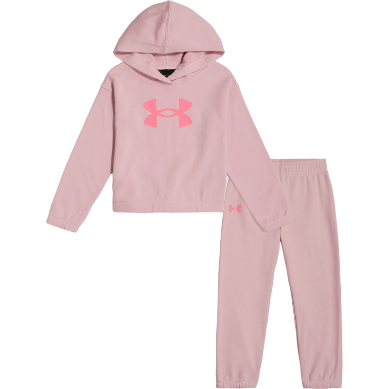 Under Armour Kids Prime Pink Reset Hoodie Set