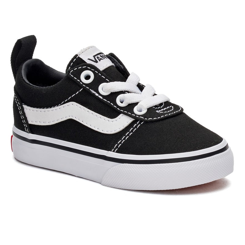 VANS Black White Ward Baby Toddler Slip On Sneaker Twiggz