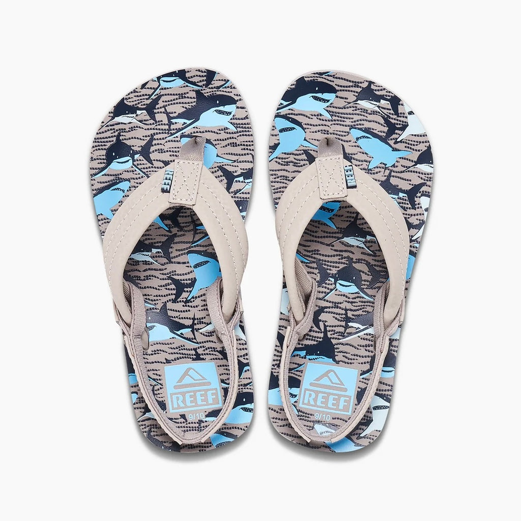 Reef Tan Sharks Little Ahi Sandal