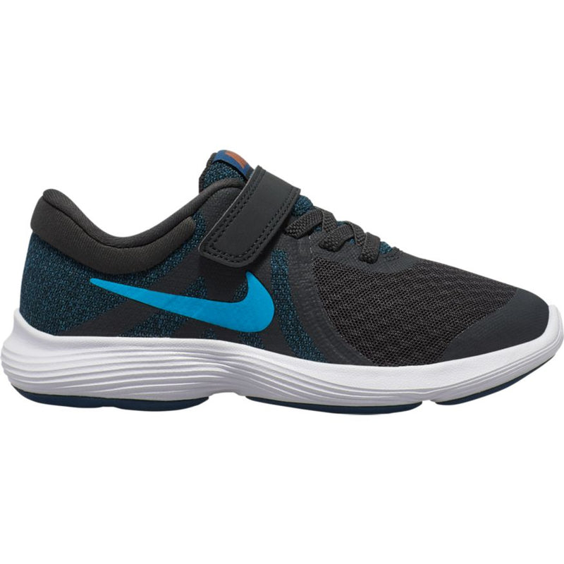 Nike Off Noir Current Blue Blue Force Revolution 4 Children s Sneaker