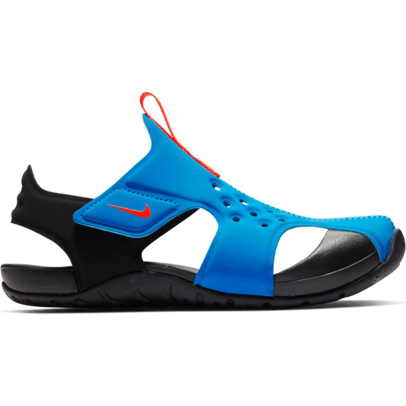 Nike Photo Blue/Bright Crimson Sunray Protect 2 Children's Sandal