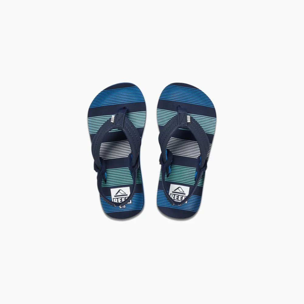 Reef Deep Sea Stripes Little Ahi Toddler Sandal