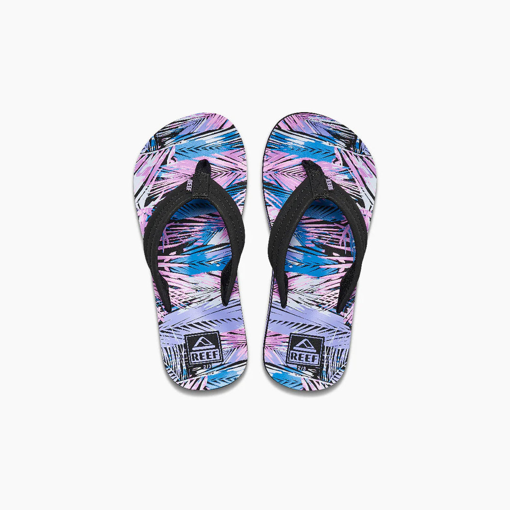 Reef Palm Fronds Ahi Children's Sandal