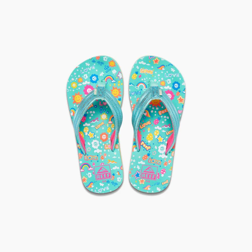 Reef Rainbow Love Kids Ahi Sandal