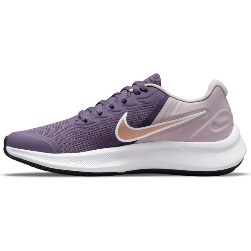 Nike Canyon Purple/Metallic Red Bronze Star Runner Youth Sneaker