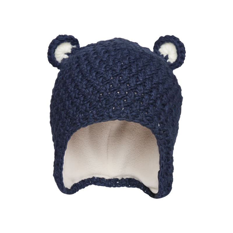 Kombi Dark Navy Baby Animal Hat