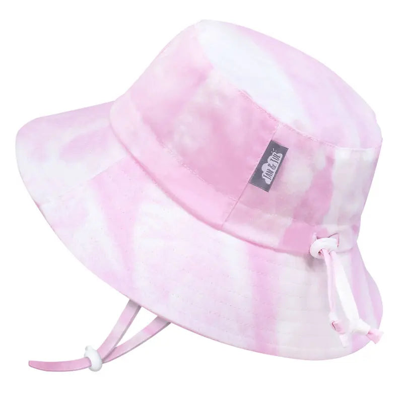 Twinklebelle Pink Tie-Dye Cotton Bucket Hat