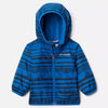 Columbia Bright Indigo Stripe Mini Pixel Grabber II Infant Wind Jacket
