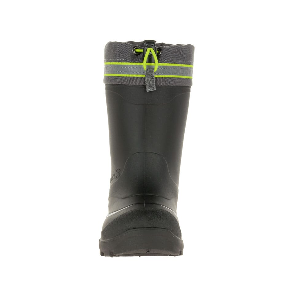 Kamik Charcoal/Lime Snobuster 3 Boot