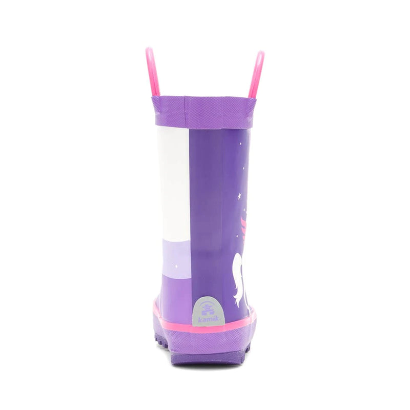 Kamik Purple Unicorn Children's Rain Boot