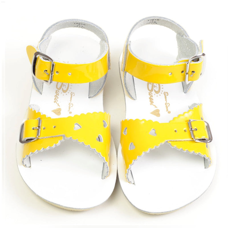 Salt Water Sandals Shiny Yellow Sweetheart Toddler/Children's