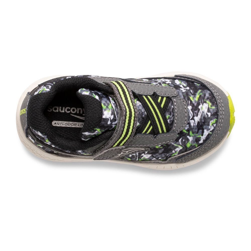 Saucony Olive Camo Ride 10 Jr Toddler Sneaker