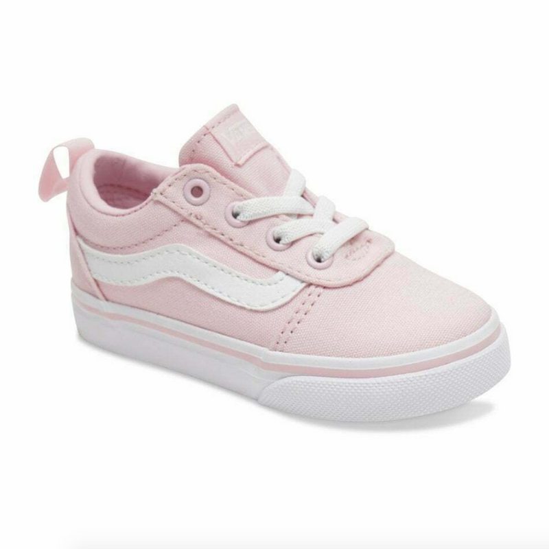 VANS Chalk Pink Toddler Slip on Ward Shoe