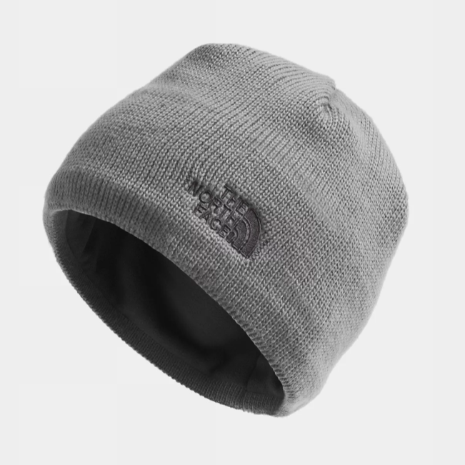 The North Face Medium Heather Grey Bones Recycled Youth Beanie