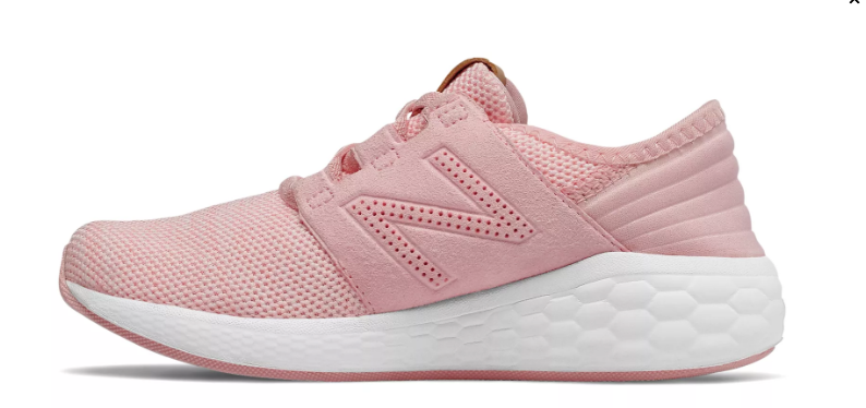 New Balance Himalayan Pink White Cruz Knit A C Children s Sneaker