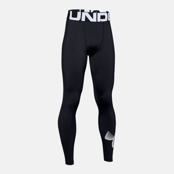 Under Armour Training Cold Gear leggings with reflective detail in black