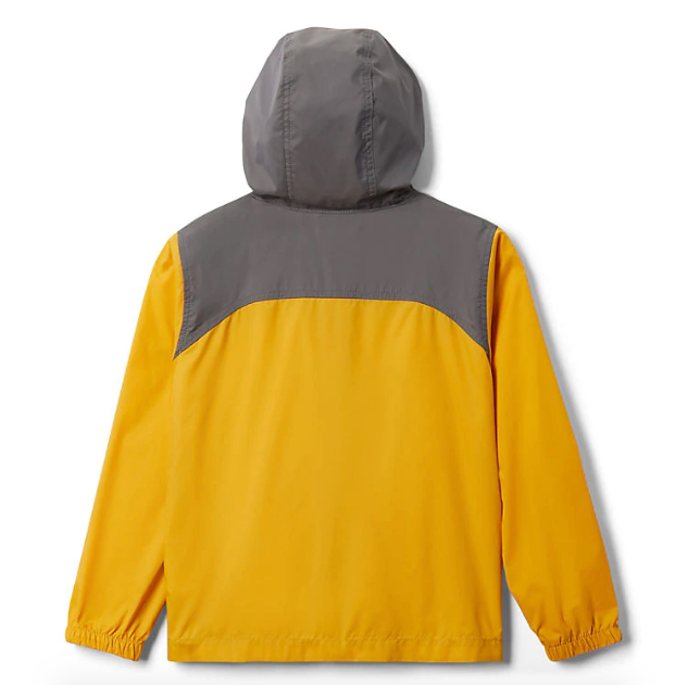 Columbia Bright Gold City Grey Glennaker Toddler Rain Jacket