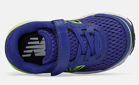 New Balance Marine Blue Lemon Slush 680v6 A C Toddler Sneaker Twiggz