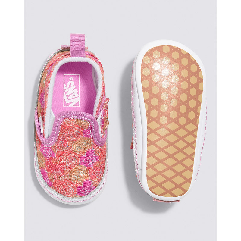 Vans crib shoes sales pink