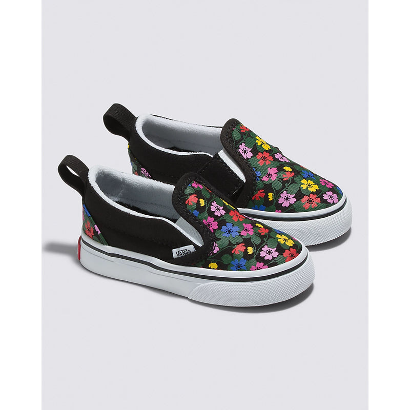Black hot sale vans floral