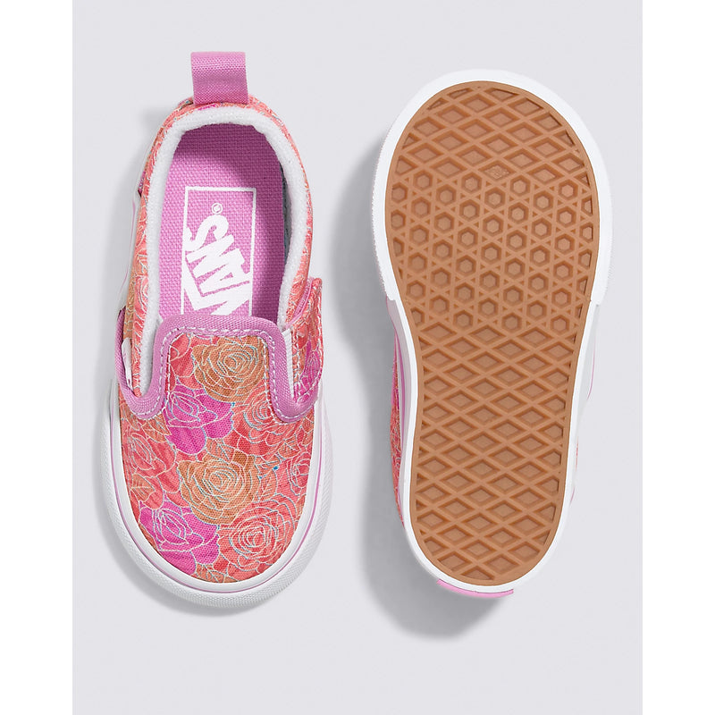VANS Rose Camo Classic Slip On Toddler Sneaker