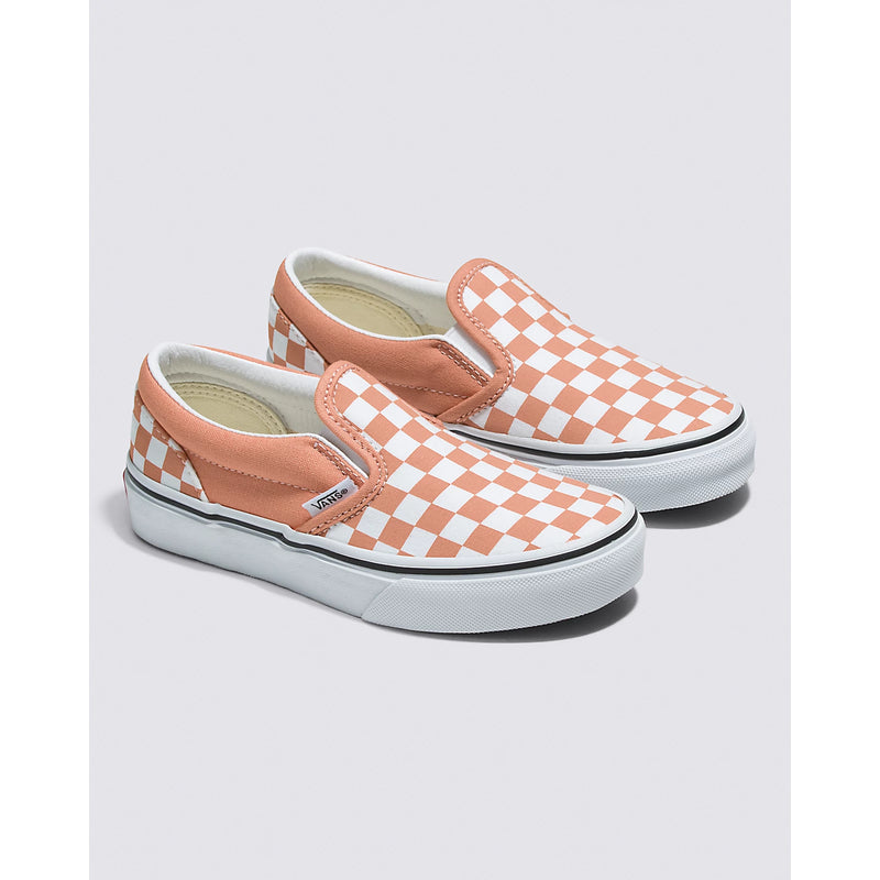 Apricot checkered vans best sale