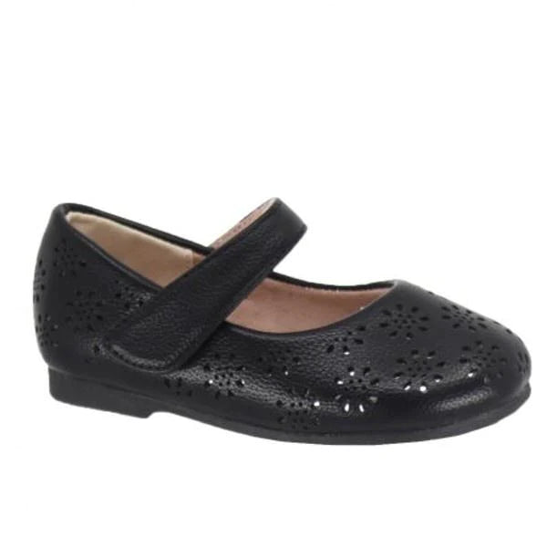 Little girl 2025 black dress shoes