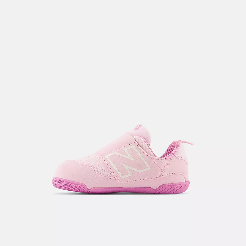 New Balance Pink New B Hook Loop Baby Sneaker Twiggz