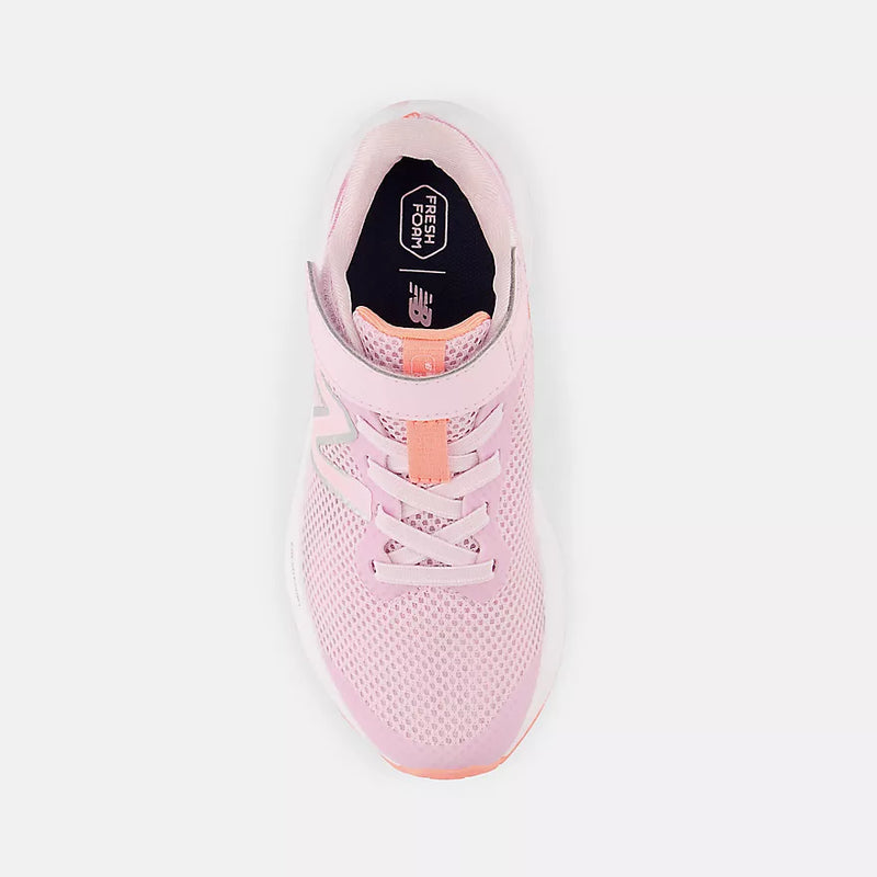 New Balance Light Raspberry Arishi v4 Bungee Lace Children s Sneaker