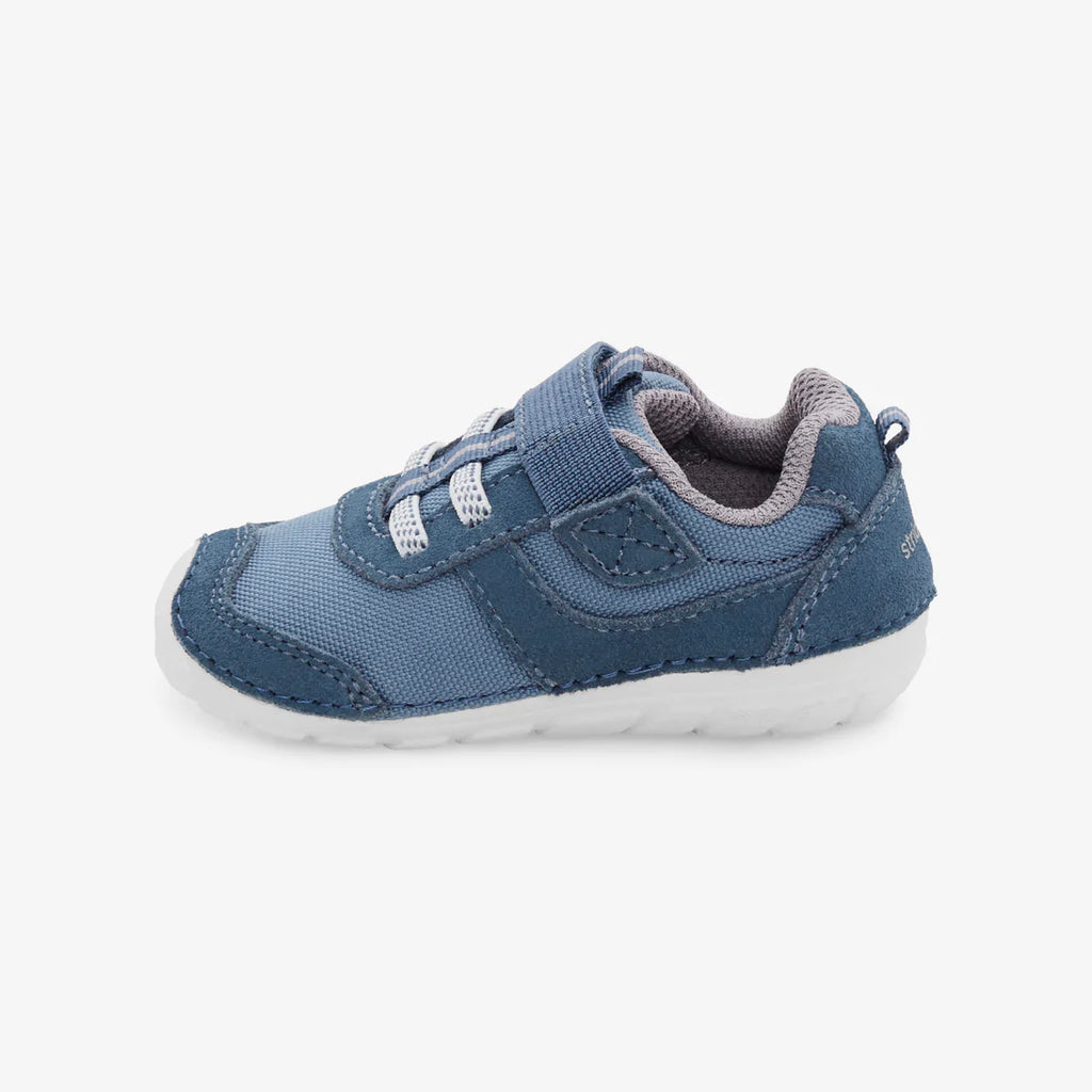 Stride Rite Navy Zips Runner Baby/Toddler Soft Motion Sneaker