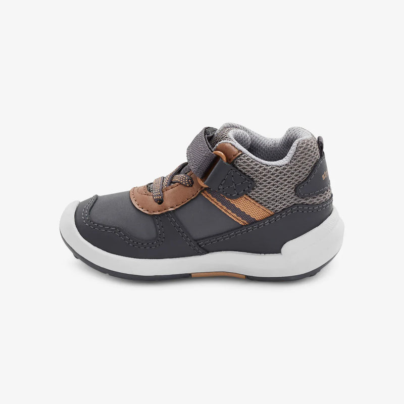 Stride Rite Grey Vincent Baby Toddler Sneaker Boot Twiggz