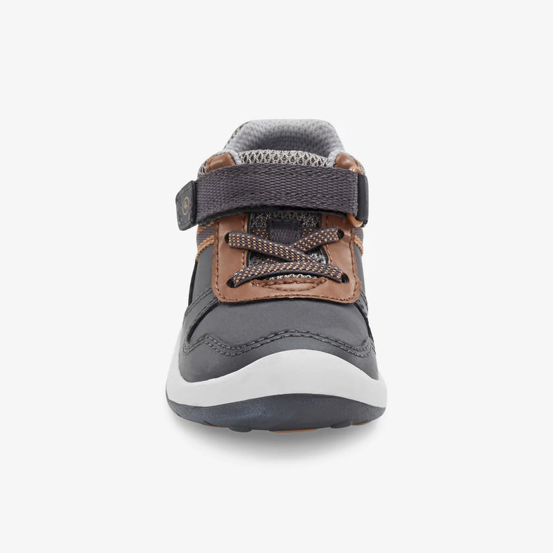 Stride Rite Grey Vincent Baby Toddler Sneaker Boot Twiggz