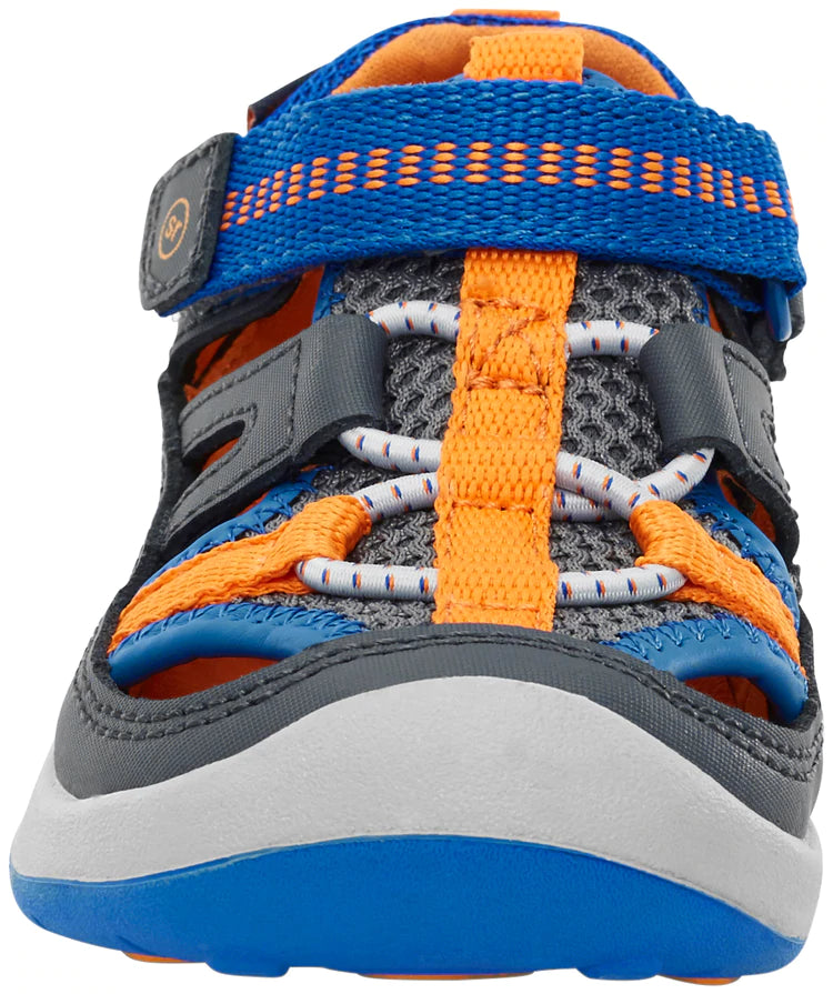 Stride Rite Grey Multi Wade Soft Motion Baby Sandal Twiggz