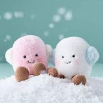 Jellycat Amuseables Toastie Pink And White Marshmallows