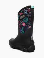 BOGS Black Multi Cosmic Forest Classic Seamless Boots