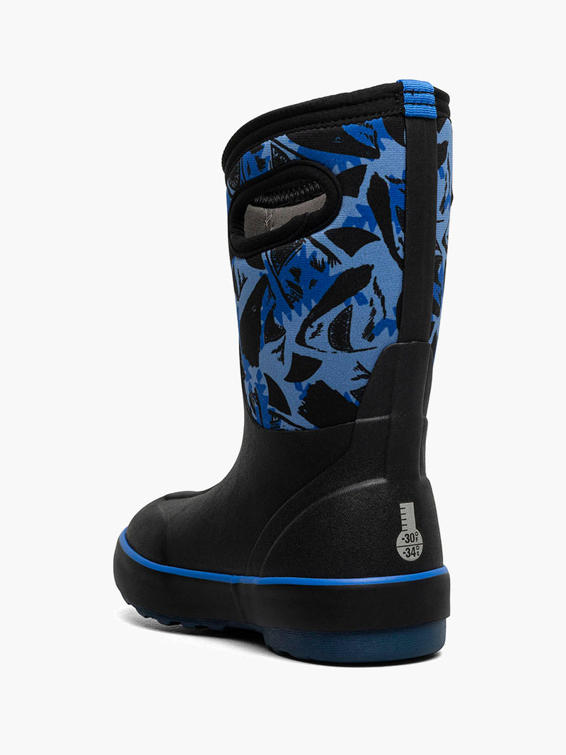 BOGS Black Multi Sharks Classic II Boots