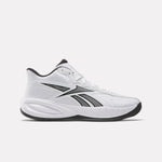 Reebok White/Core Black/Barely Grey Press Youth Sneaker